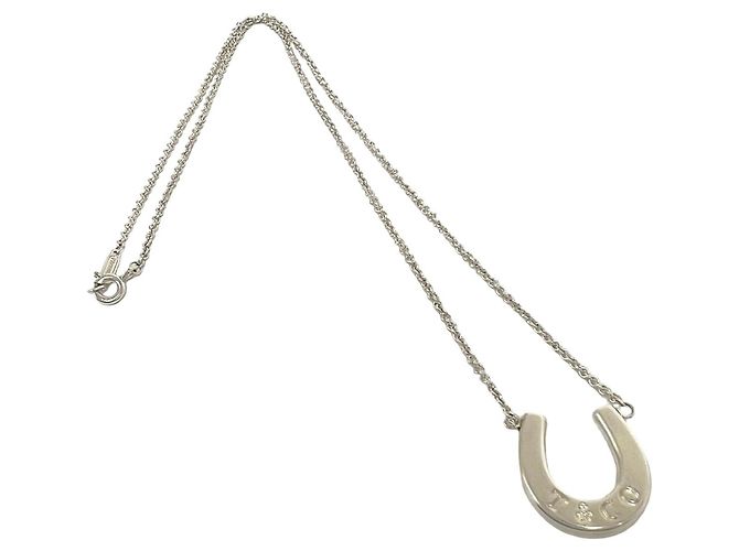 Tiffany & Co Tiffany Vintage Hufeisen-Halskette Silber