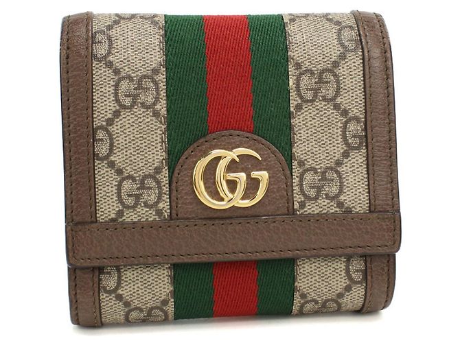 Gucci Bi-Fold Wallet - Beige