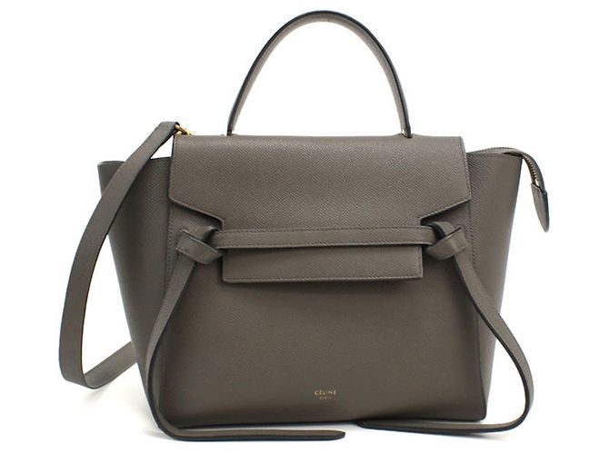 Céline Borsa Celine Grigia 18195 Micro Belt Bag Marrone