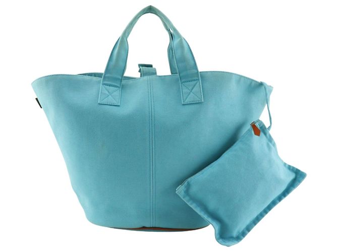 Hermès Hermes Paniedo Plat Rouge PM Handtasche Hellblau
