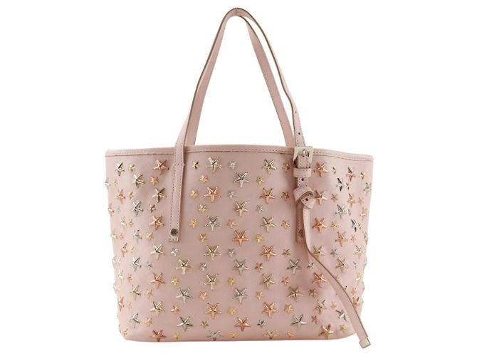 Saco Tote em couro Sasha S Jimmy Choo Rosa