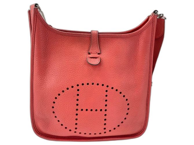 Hermès Borsa a tracolla Hermes Evelyne 3 Rosso