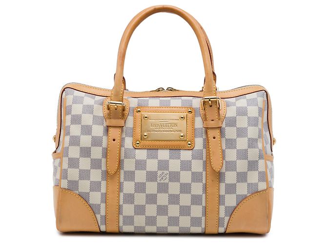 Louis Vuitton White Damier Azur Berkeley Blanc
