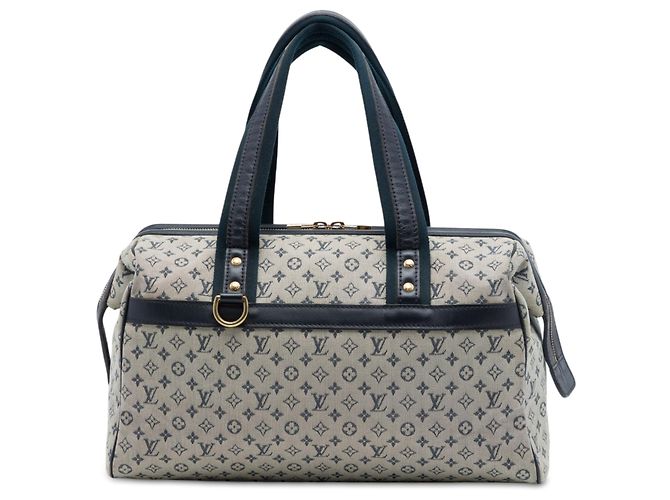 Louis Vuitton Gray Monogram Mini Lin Josephine GM Marron Gris
