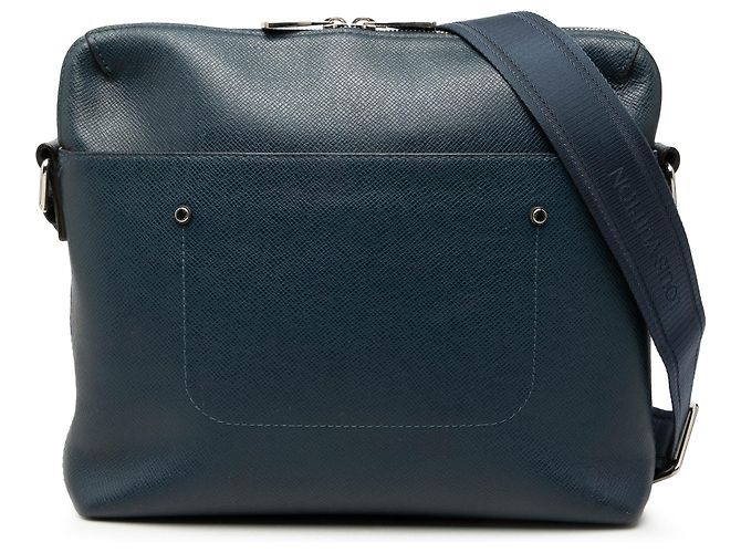 Louis Vuitton Blue Taiga Grigori PM Bleu Bleu Marine