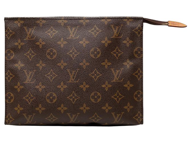Necessaire Louis Vuitton Brown Monogram 26 Marrone