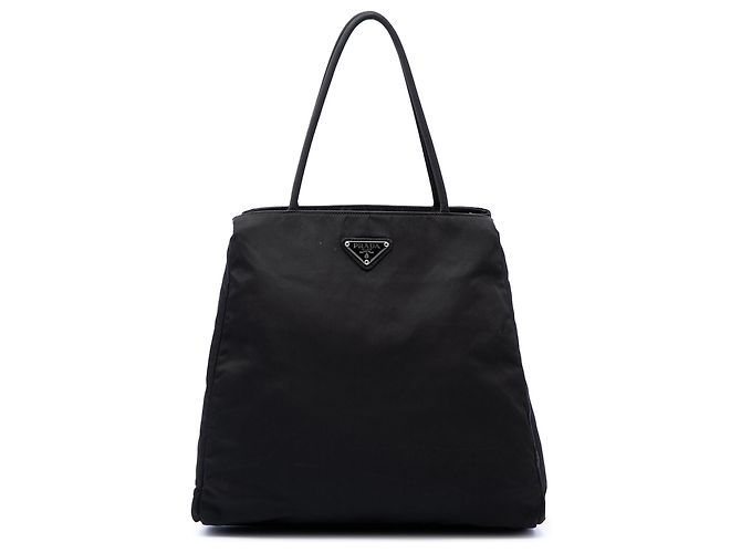 Borsa Prada City Tote in Tessuto nero