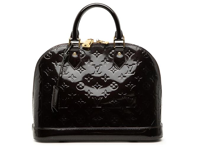 Louis Vuitton Purple Monogram Vernis Alma PM Púrpura