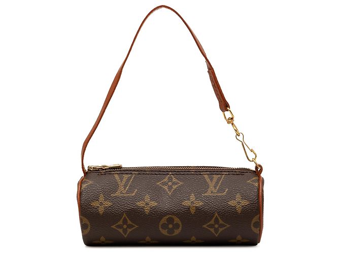 Louis Vuitton Brown Monogram Papillon Pochette Marrone