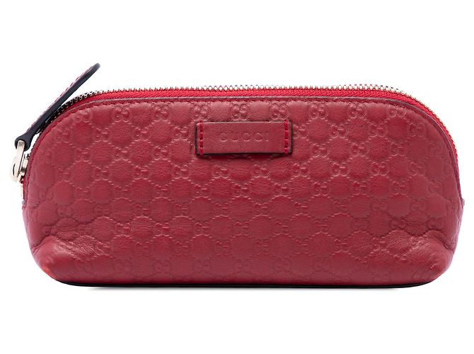 Necessaire Gucci Red Microguccissima Roja