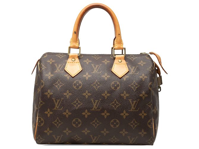 Louis Vuitton Brown Monogram Speedy 25 Marrom