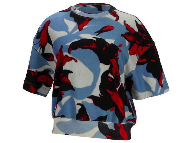 T-shirt stampata Dries Van Noten in cotone multicolore
