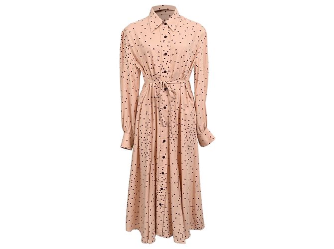 Autre Marque Vestido de maternidade midi Juniper de manga comprida Isabel Oliver em viscose rosa
