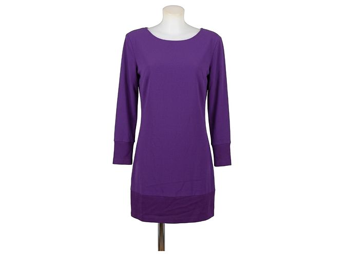 Pierre Cardin Lila Langärmeliges Kleid