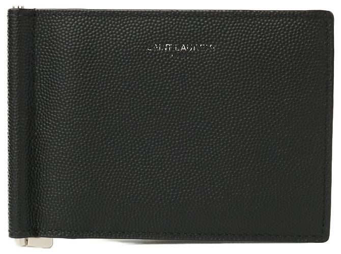 Saint Laurent Black Leather Bi-Fold Wallet
