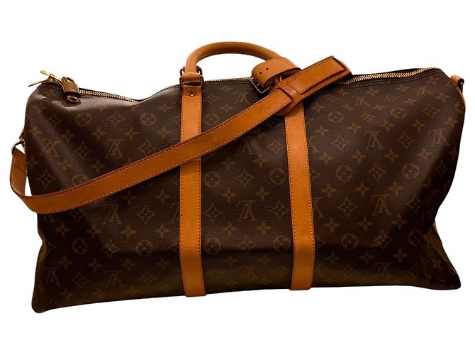 Louis Vuitton keepall bandoulière monogram 45 Marrom