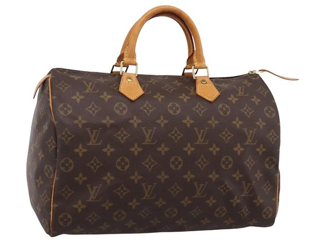Sac à main LOUIS VUITTON Monogram Speedy 35 M41524 LV Auth 193145V