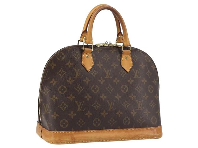 LOUIS VUITTON Monogram Alma Handtasche M51130 LV Auth ka5735 Monogramm