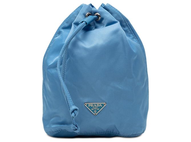 Prada Tessuto Beutelkoffer Blau