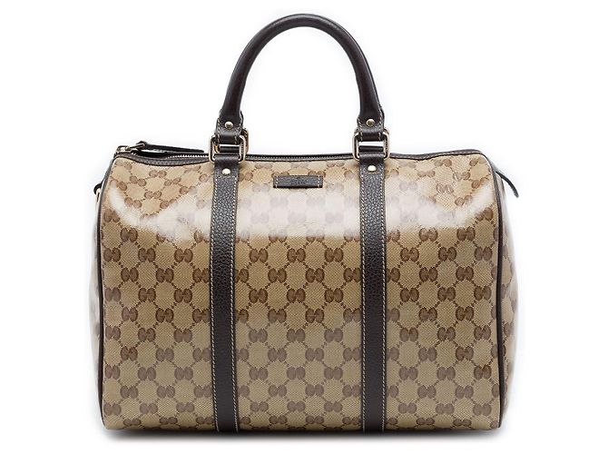 Borsa Boston Gucci Medium GG Crystal Joy Beige