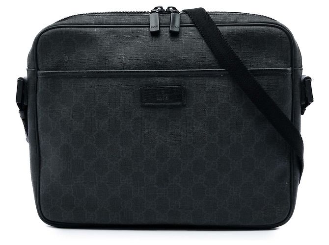 Borsa a tracolla Gucci GG Supreme nera Nero