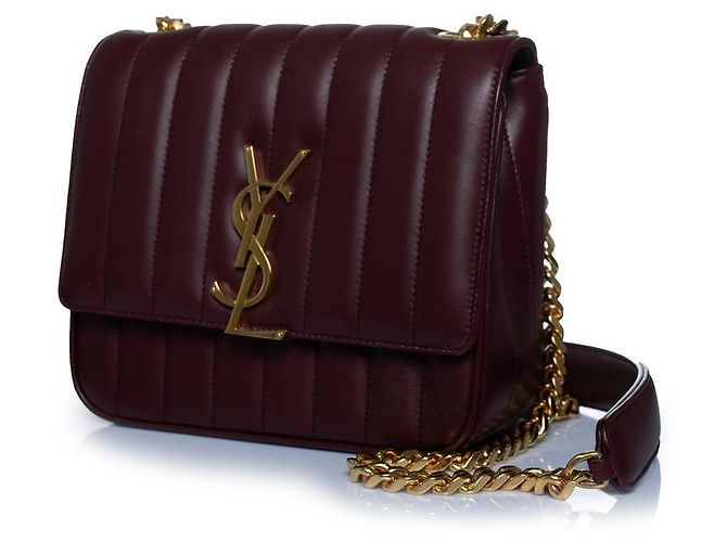 Saint Laurent, Vicky medium leather shoulder bag