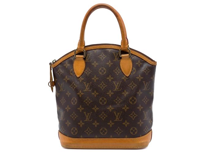 Louis Vuitton Monogram Lockit PM Handtasche Braun