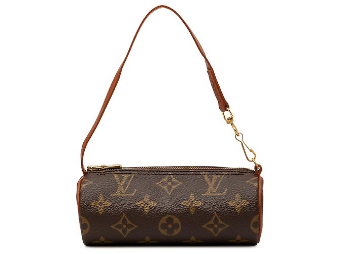 Borsa a mano Louis Vuitton Monogram Papillon Pochette Marrone