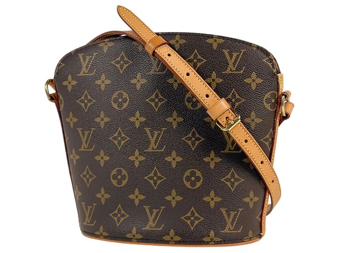 Sac à épaule Louis Vuitton Druot Marron
