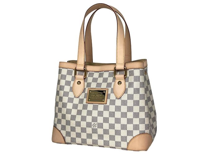Louis Vuitton Hampstead PM Tote Bag Weiß