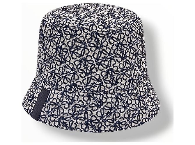 Loewe Sombrero Bucket Reversible Anagram Negro Beige