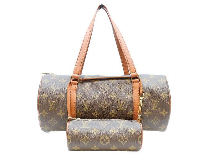 Sac à main Louis Vuitton Monogram Papillon 30 Marron