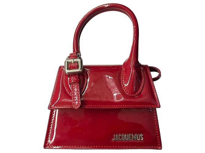 Jacquemus Le Chiquito Lackleder Handtasche Rot