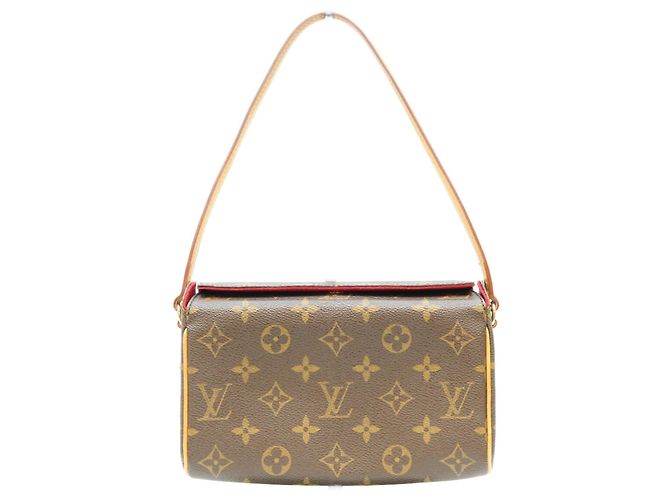 Bolsa de Ombro Louis Vuitton Monogram Recital Marrom