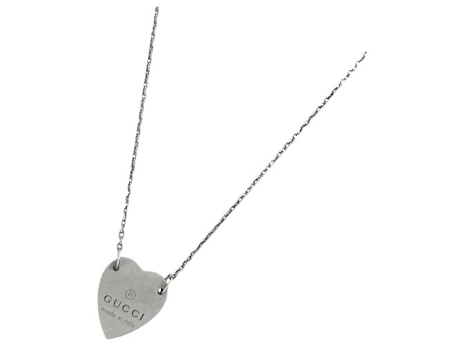 Collar de Corazón en Plata 925 para Mujer Gucci
