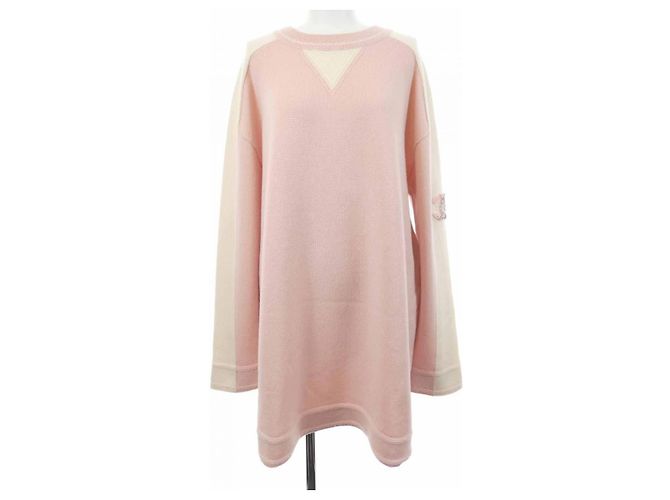 Chanel LOOK28 Kaschmir-Kleid Pink