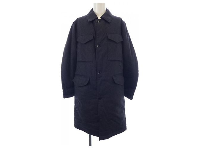 Abrigo de mezcla de cachemira Louis Vuitton Castaño Gris