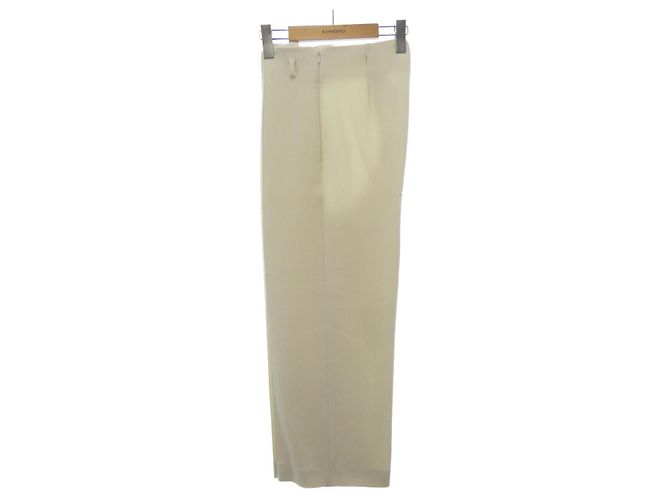 Hermès Pantalones Hermes 2H0411DM Blanco