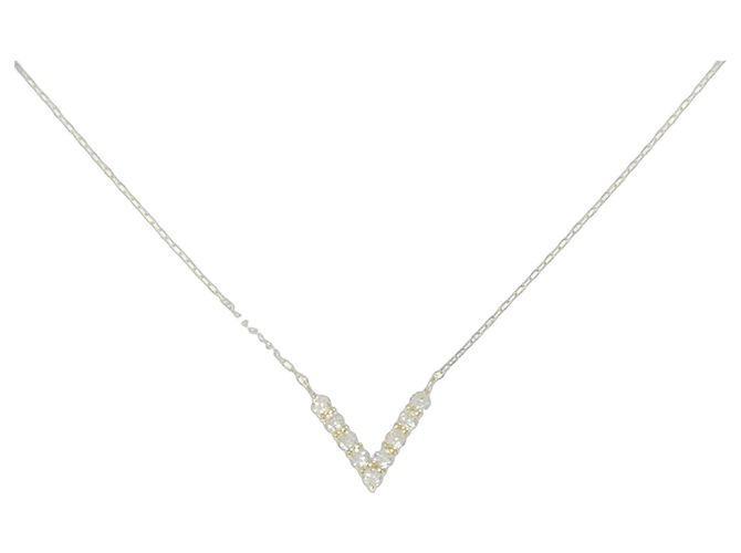 Autre Marque Collar de diamantes Au750 Dorado