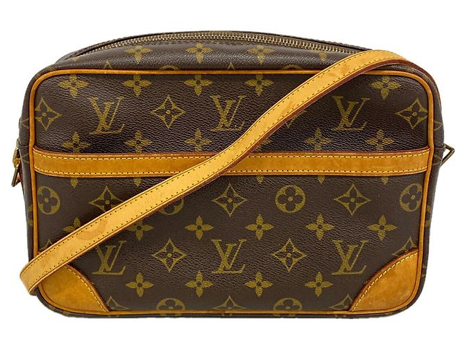 Sac à épaule Louis Vuitton Monogram Trocadero 27 Marron