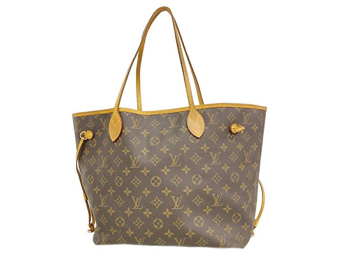 Saco Tote Louis Vuitton Monogram Neverfull MM Marrom