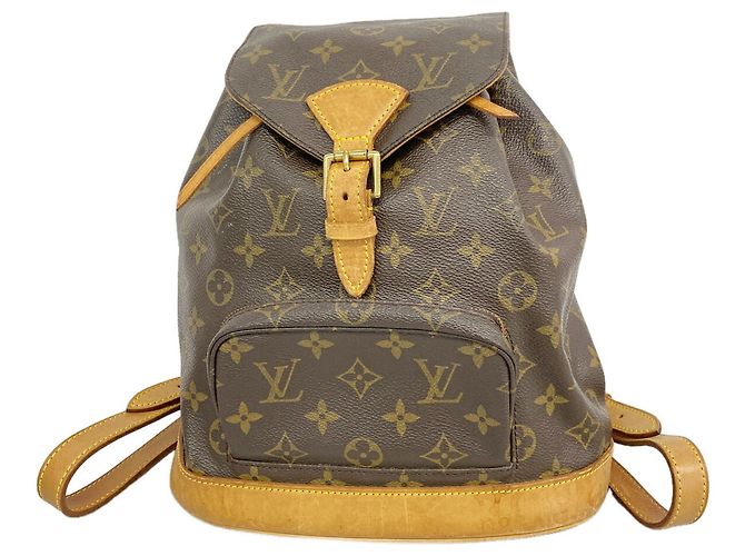 Louis Vuitton Monogram Montsouris MM Rucksack Braun