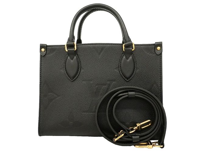 Borsa Louis Vuitton Monogram Empreinte OnTheGo PM Nero