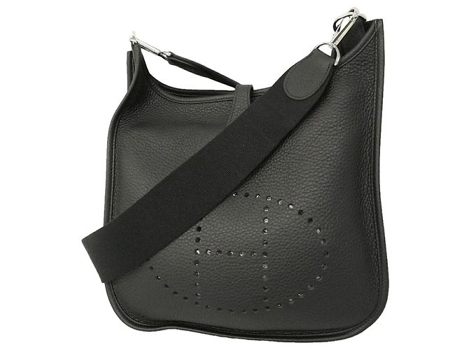 Hermès Hermes Evelyne 3PM Schultertasche Schwarz