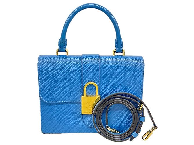 Bolsa Louis Vuitton Epi Rocky BB Azul