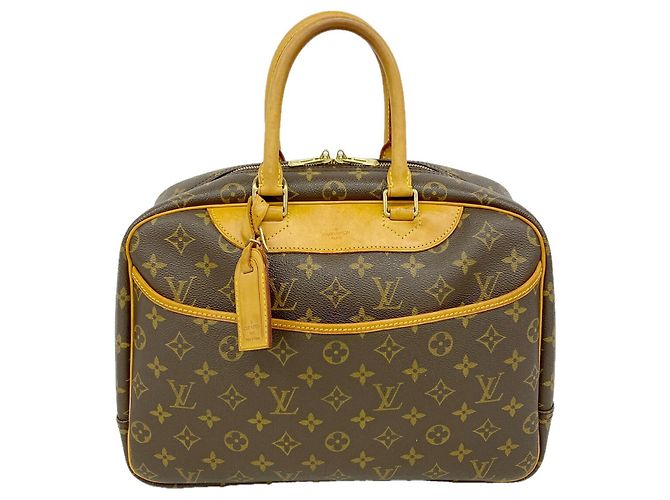 Borsa Louis Vuitton Monogram Deauville Marrone