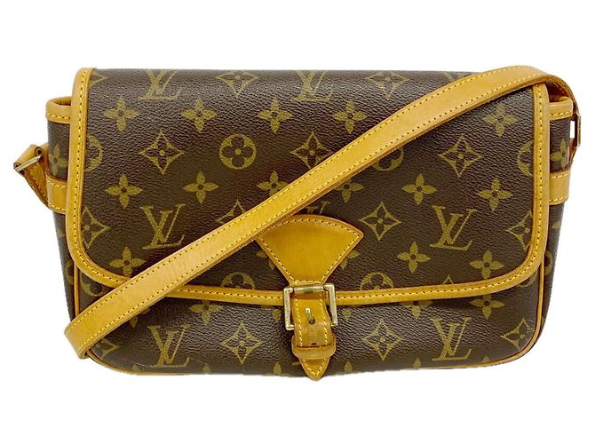 Bolsa de Ombro Louis Vuitton Monogram Sologne Marrom