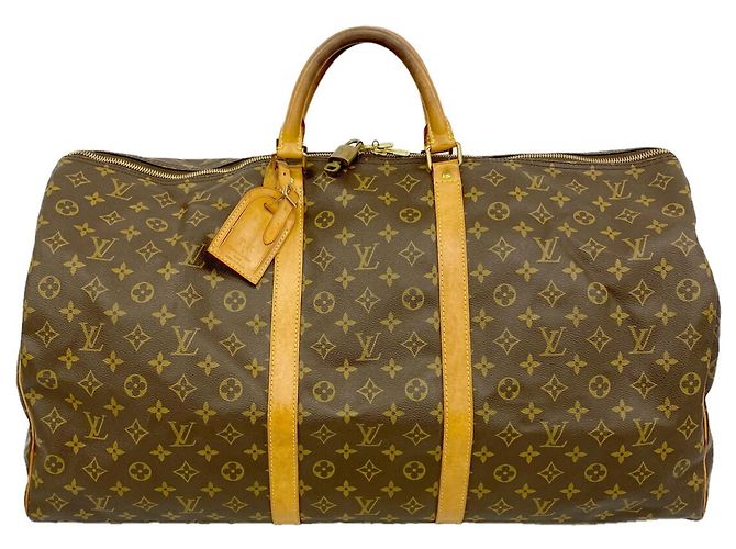 Louis Vuitton Boston Monogram Keepall 60 Marrone