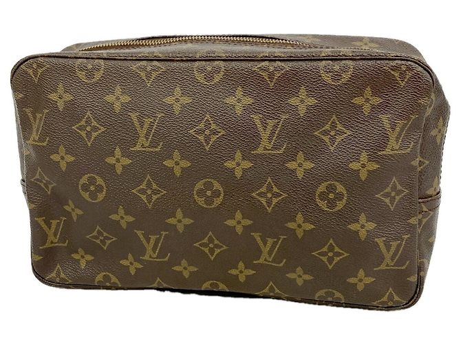 Louis Vuitton Monogram Toilette 28 Täschchen Braun