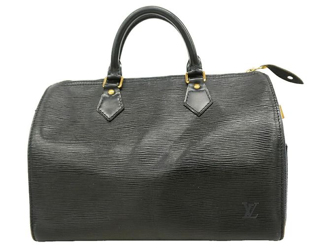 Borsa Louis Vuitton Epi Speedy 30 Nero